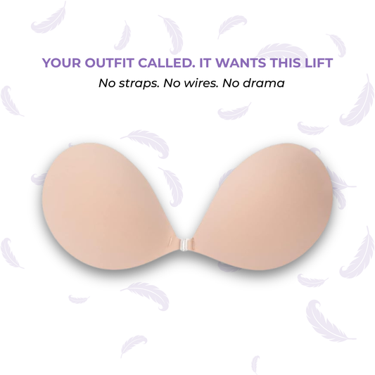 Strapless Sticky Instant Lift Push-up Bra