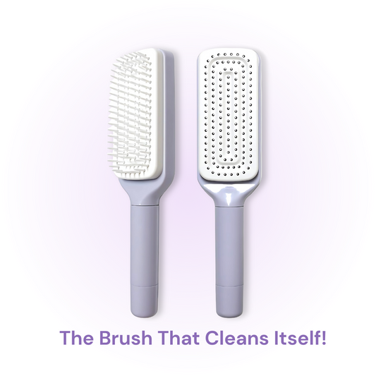 2 self cleaning brush one has the front side angle and other is placed at 45 degrees with front view