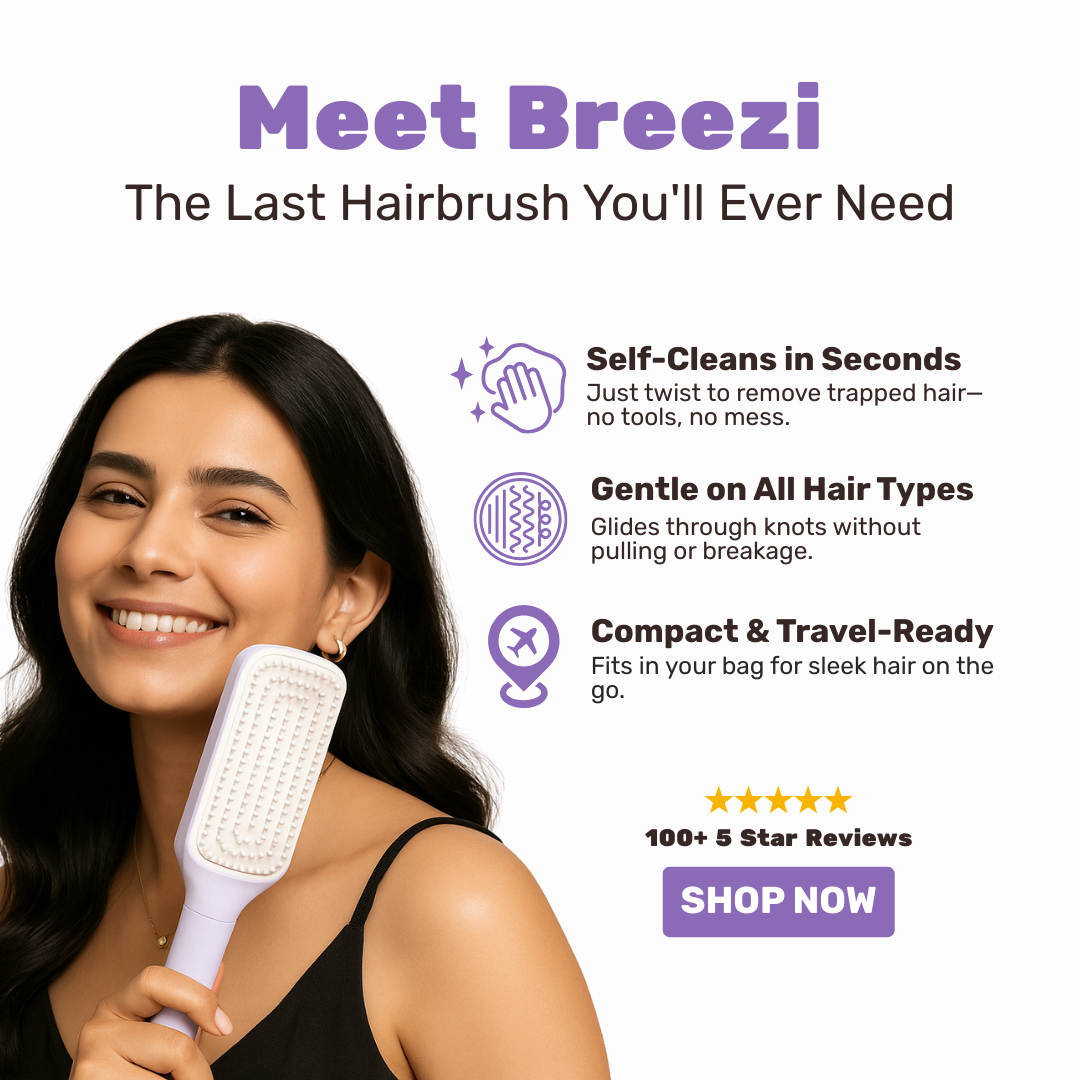 Breezi™ – Self-Cleaning Hair Brush