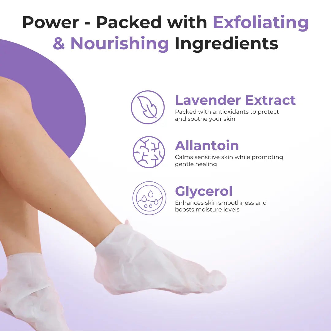Lavender Foot Peeling Mask