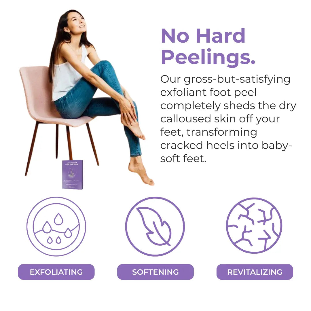 Lavender Foot Peeling Mask