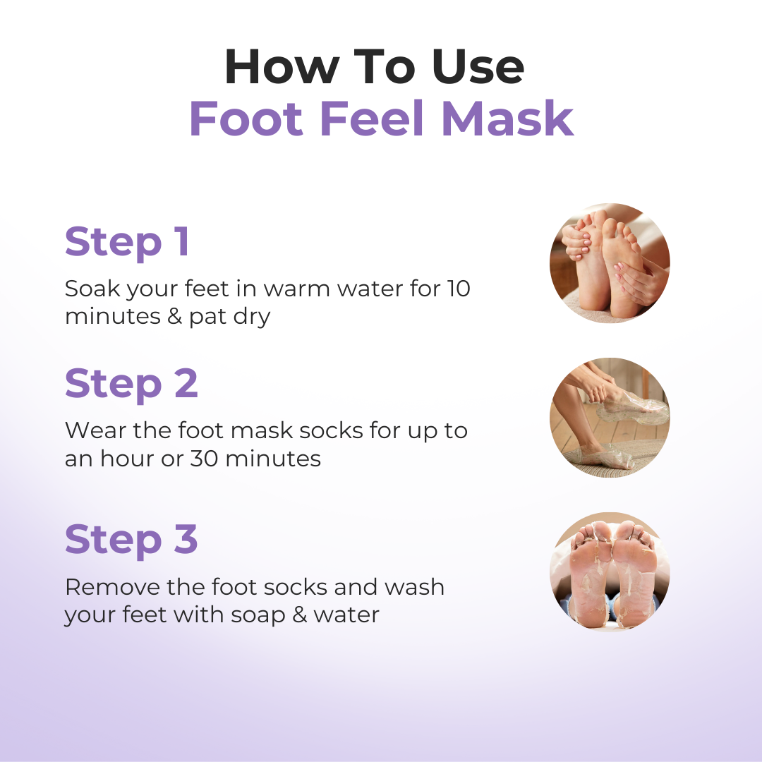 Lavender Foot Peeling Mask